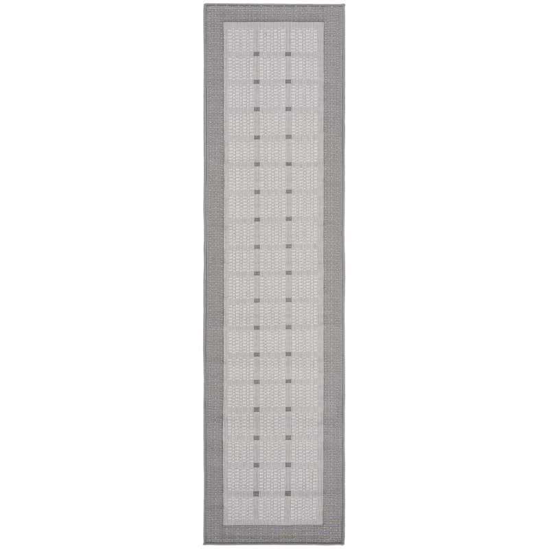 Abass Performance Machine Washable Geometric Indoor/Outdoor Area Rug, Runner 2' x 8'