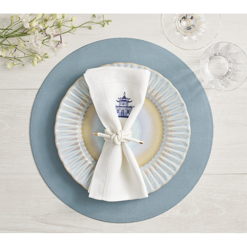 Icons Placemat, Sky/Blue