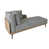 Chaise longue à accoudoir gauche sélectionné