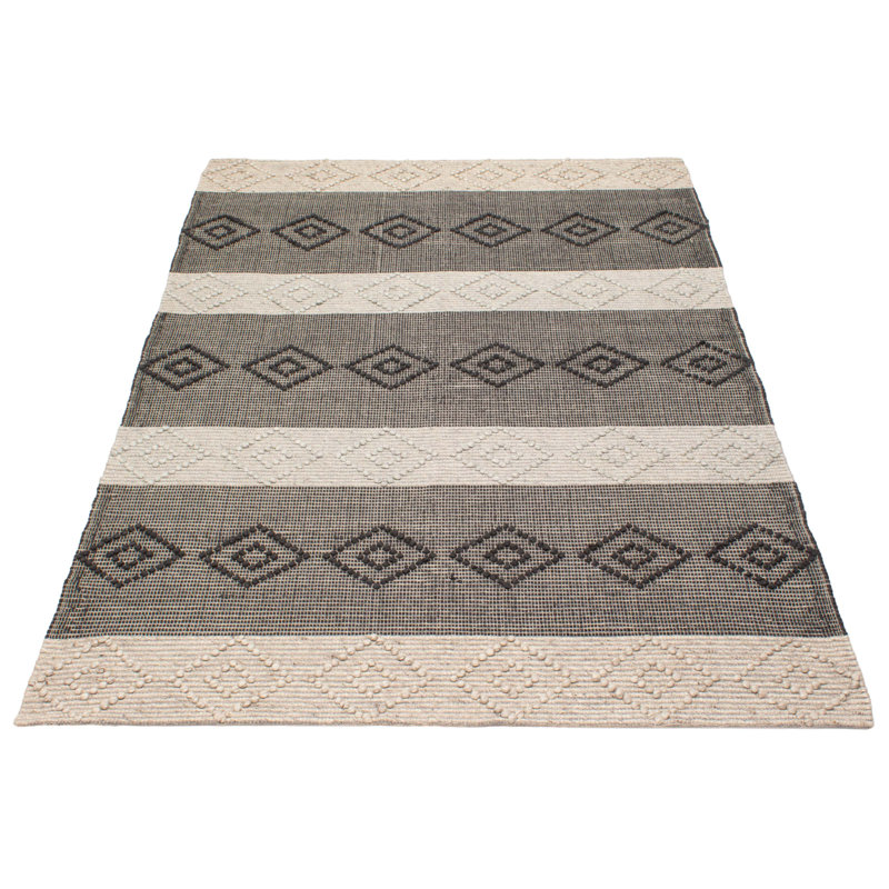 Tapis unique en laine 6 pi 2 po x 8 pi 11 po Delegal