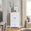 Grande armoire de rangement blanche 27 po Accent