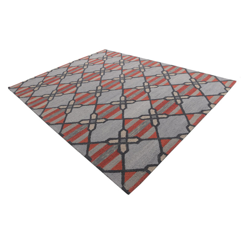 Tapis gris 8 x 10 Pineland