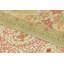Vintage Oushak Rug In Bright Cream Field And Pink Paisley Florals