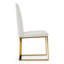 Chaise d'appoint rembourrée en blanc Chrishelle-1378568589