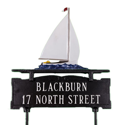 2-Line Lawn Address Sign