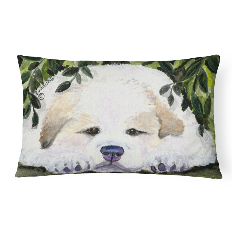 Coussin décoratif intérieur/extérieur golden retriever