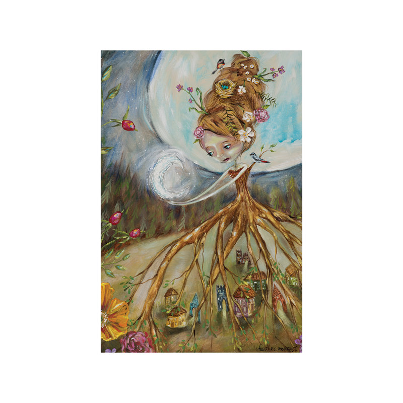 Protector by Heather Renaux - Wrapped Canvas Painting, 152.5 cm H x 101.5 cm W