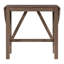 Ensemble de table de salle à manger à hauteur de comptoir en bois 3 pièces avec 2 chaises rembourrées pour petite place-2024299398-2024299392