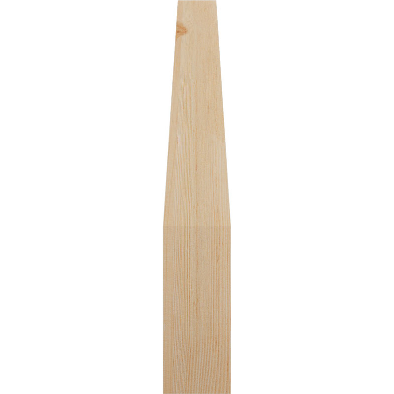 Attelle de genou olympique, Sapin de Douglas, H 26 po x l 3,5 po x P 22 po, Attelle lisse