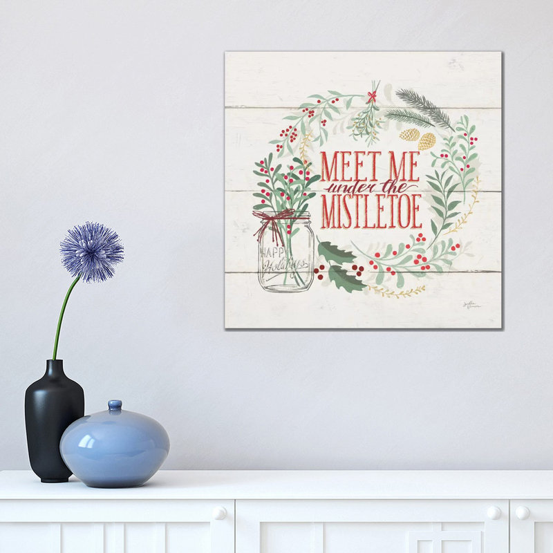 Seasons Greetings V by Janelle Penner - Wrapped Canvas Print, 45.72 cm H x 45.72 cm W x 1.91 cm D
