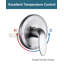 Robinet de douche thermostatique-116788203