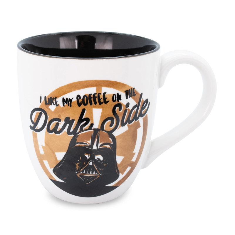 Tasse en céramique Star Wars «I Like My Coffee On The Dark Side» | Peut contenir 18 onces