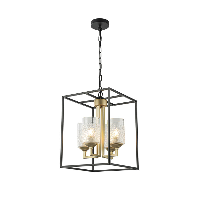 Orchimont 4-Light Modern Farmhouse Lantern Chandelier