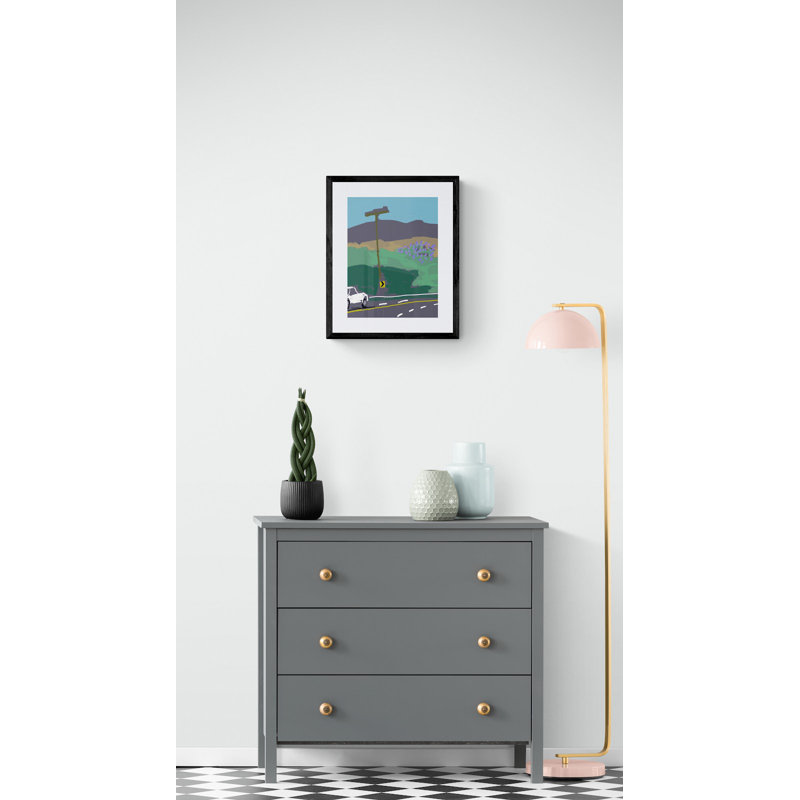 Sunset Near The Beach Print by Deborah Blum, 21.25" H x 17.25" W 