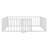Floor Bed Frame With Fence And Door-1507780744