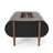 50,000Btu Fireplace - Dark Gray Iron Rectangular Outdoor Enjoyment Rectangle Fire Pit Warmth Enhancer Unit