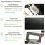 Table-plateau avec accoudoirs améliorée avec support pour téléphone double - plateau multifonctionnel avec accoudoirs pour boissons, collations et tablettes - Conception robuste avec surface antidérapante pour un usage domestique