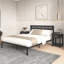 3 - Pieces Full / Double Bedroom Set in Black