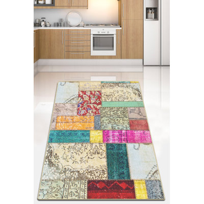 Antibacterial Hall Carpet, 100% Polyester, 47.2 x 59.1 inches | 10 mm Pile Height, 700 g/m² | Non-Slip Underside, Machine Washable | Perfect for Entryways & Living Rooms, Durable & Stylish Design