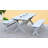 Marina 4 - Person Acacia Wood Patio Dining Set with Rectangular Table-38808256