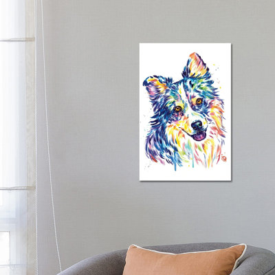 Australian Shepherd 1 Piece Wrapped Canvas Wall Art