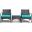 2 - Person Patio Conversation Set with Cushions-1189316503