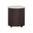 3-Piece Coffee Table And Stools Set Cappuccino
