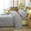 Ensemble de housse de couette 100% coton délavé LifeTown-116490162-116490145