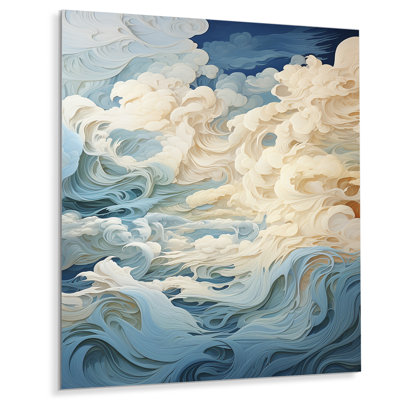 «Clouds Whispers Of Clouds III - Clouds», art mural en métal