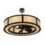 Downrod Flush Mount Ceiling Fan