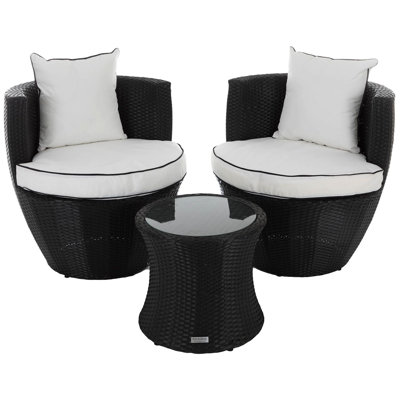 Kathleen 2 Seater Conversation Set with Cushion