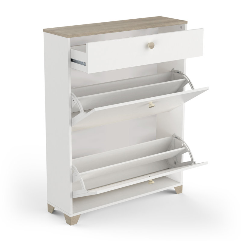 Beckum 12 Pair Shoe Storage Cabinet