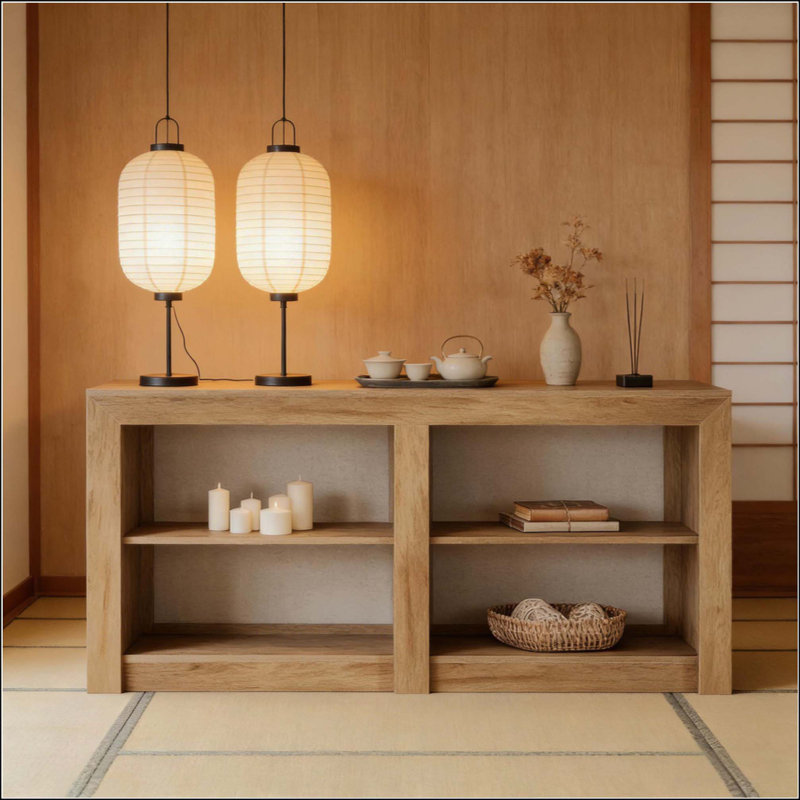 Table d'appoint, console, table d'entrée à 3 niveaux
