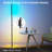 Khalfani 17.35'' Black LED Task Floor Lamp