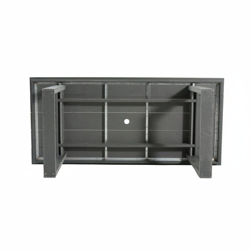 Outdoor Grey Dining Table &Meeting Table, Gray