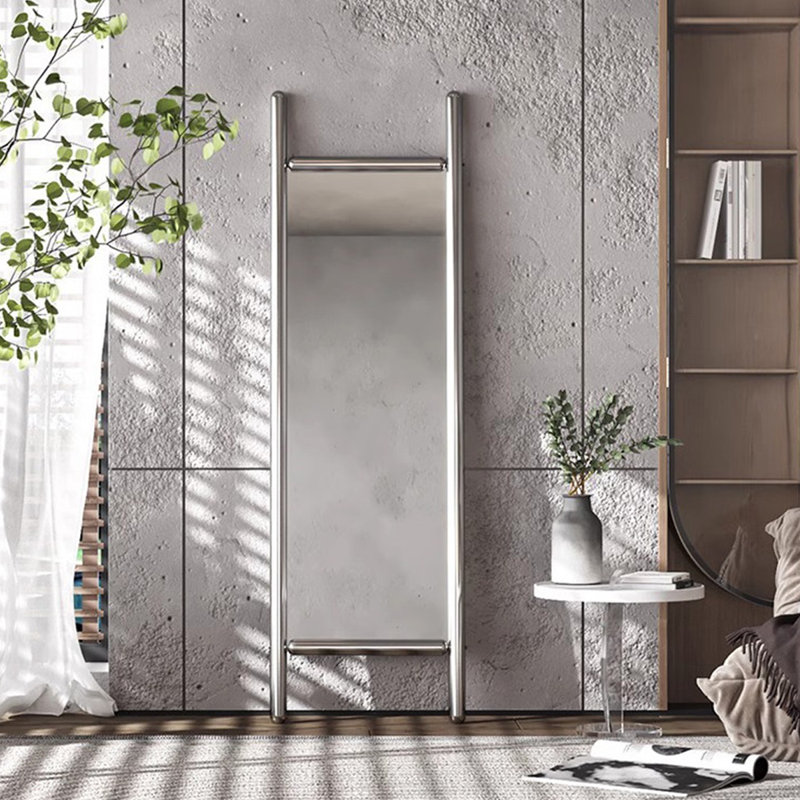 Miroir pleine grandeur en acier inoxydable, 82.68" H x 39.37" W