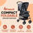 hauck Sport T13 Lightweight Compact Foldable Stroller Pushchair