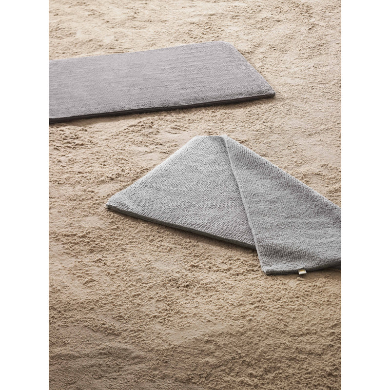Bath Rug, 70cm W x 130cm L, Light Grey