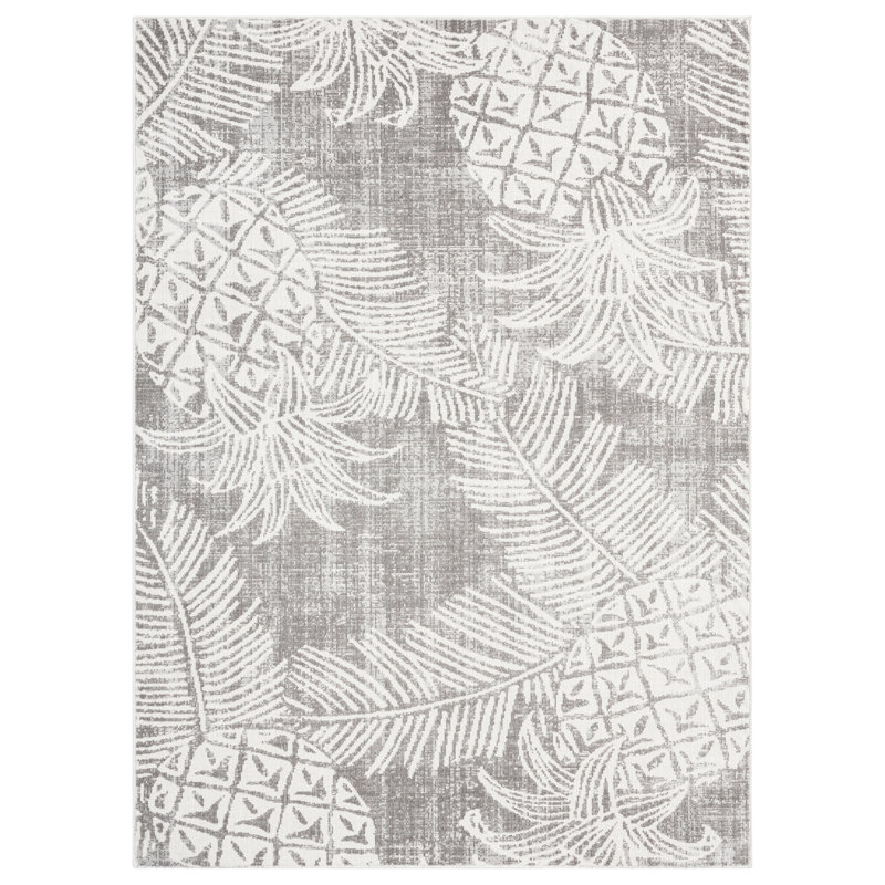 Tapis intérieur / extérieur taupe Tommy Bahama Malibu, Rectangle 7 pi 10 po x 10 pi 2 po