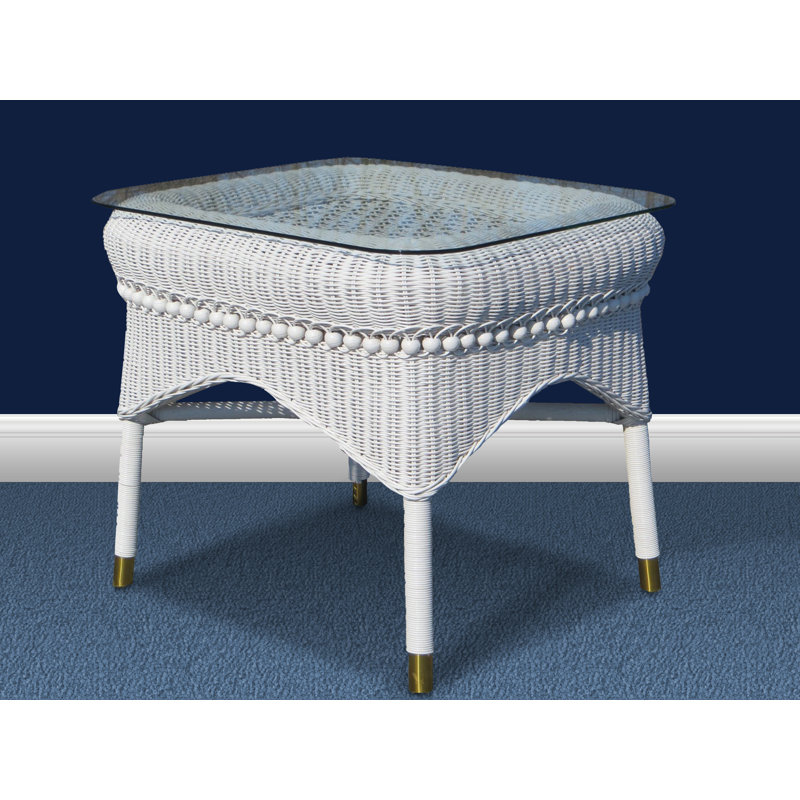 Woodbranch Glass Top End Table