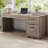 Computer Desk Executive Desk With 3 Drawers, Farmhouse 55" Office Desk With Storage Drawers With Power Outlet For Home Office-229340432