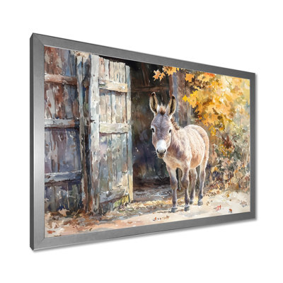 Dunnum Donkey S Path Tot Hye Barn II - âne, art mural