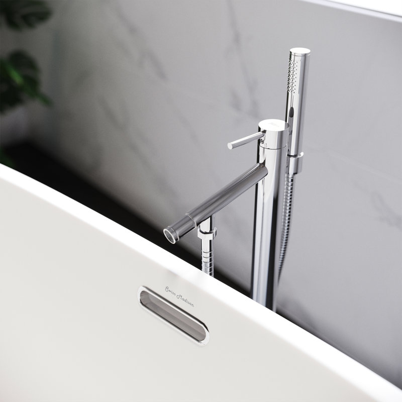 Robinet de baignoire autoportant Plaisir en chrome