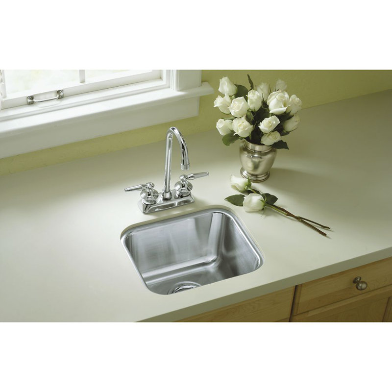 Springdale 14.25'' L Stainless Steel Single Basin Kitchen Sink