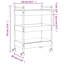 Watsonville Metal Bar Cart-466139547