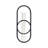 Sephra Metal Loop Glass Wall Planter-1913908117