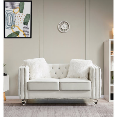 Upholstered 60'' Loveseat