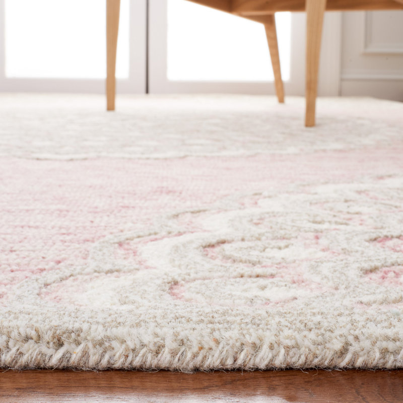 Pezanetti Hand Tufted Wool And Cotton With Latex Oriental Rug, Rectangle 3' x 5'