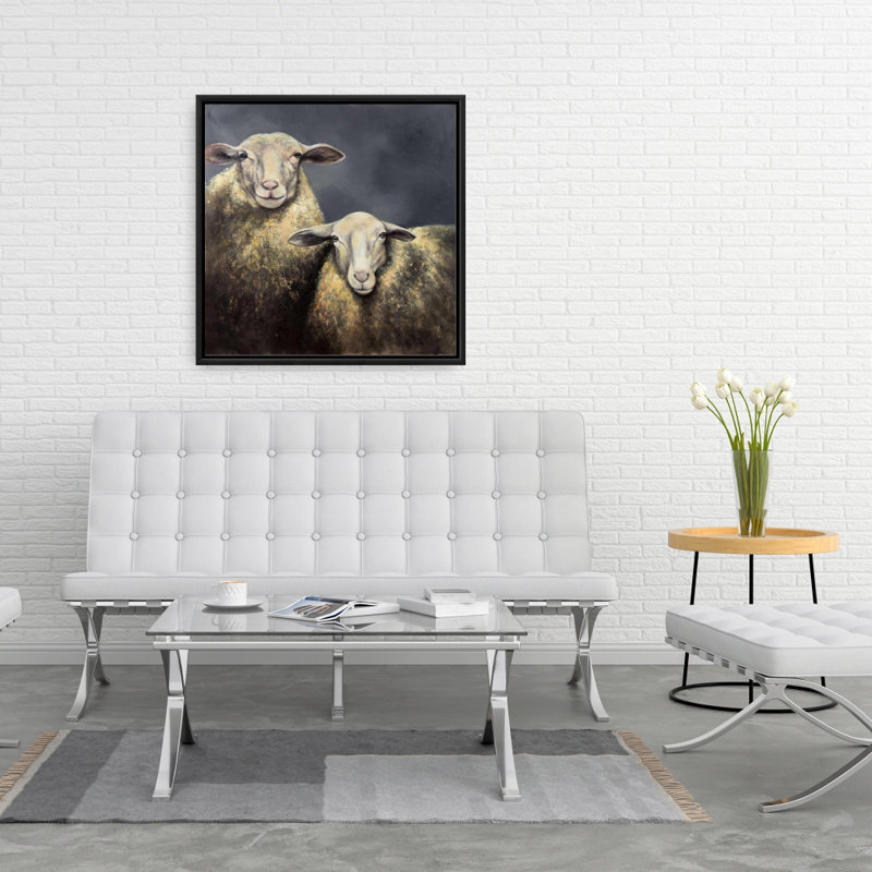 «Two Sheeps», H 24 po x l 24 po