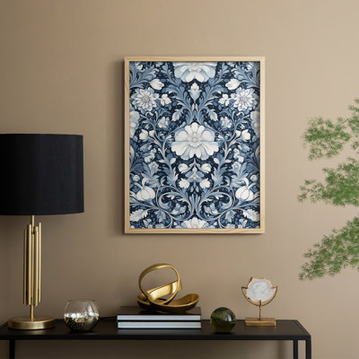 WM MORRIS Series DCCXLIII  -Premium Framed Print -Ready to Hang - No Nails RequiRed